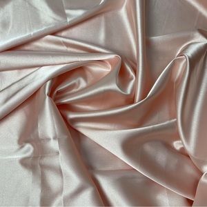 Pink Stretch Satin Fabric